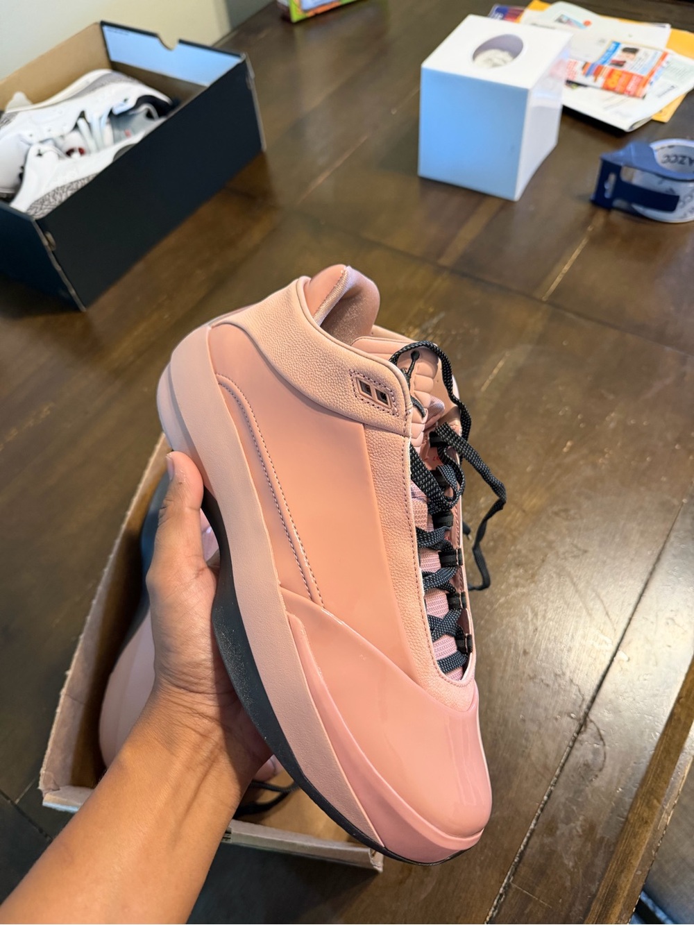 Jordan 40 Men's Low-Top Sneakers in Pink and Black